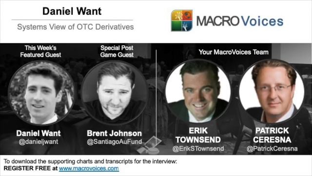 Daniel Want: Systems View Of OTC Derivatives