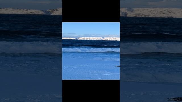 Снежный берег Баренцева моря. Териберка. смотреть онлайн