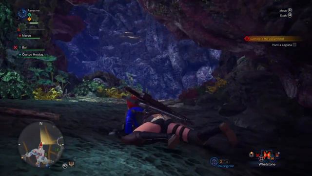 Monster Hunter World coop playthrough part 12 monsters block our rotten vale progress смотреть онлайн