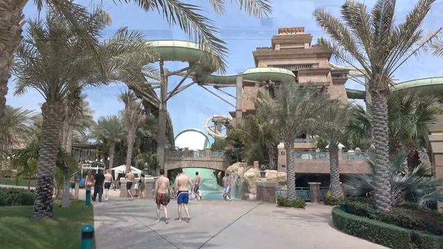 ATLANTIS AQUAVENTURE WATER PARK - THE PALM , DUBAI 4K
