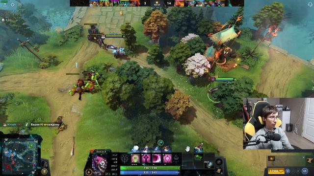 Dota 2 Мэтиас Лина мид. Я даззл четвёрка. Мне нужно загнобить вражеского керри. смотреть онлайн