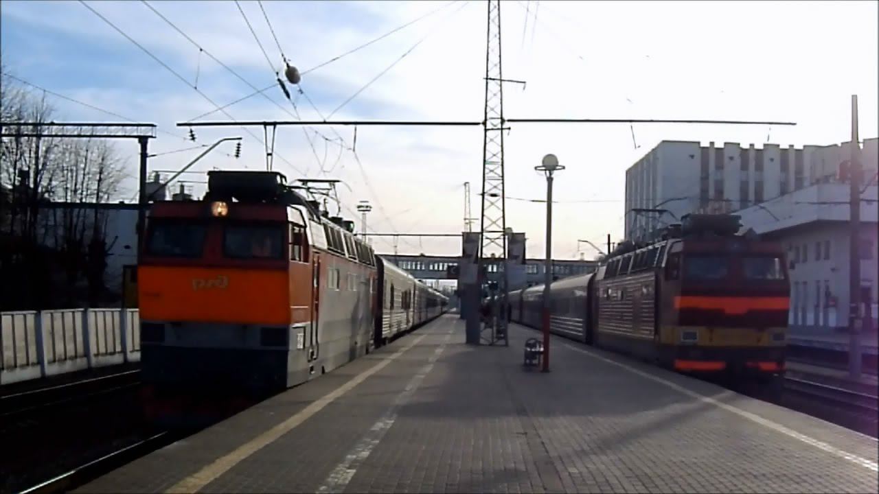 РЖД ЧС4Т-279 с поездом №2 Москва - Владивосток смотреть онлайн