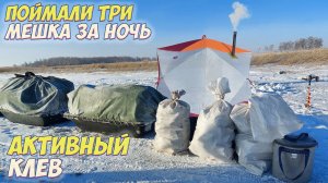 САМОДЕЛЬНЫЕ МОРМЫШКИ РАБОТАЮТ!!! РЫБАЛКА НА КАРАСЯ ЗИМОЙ С НОЧЕВКОЙ  КРУПНЫЙ КАРАСЬ