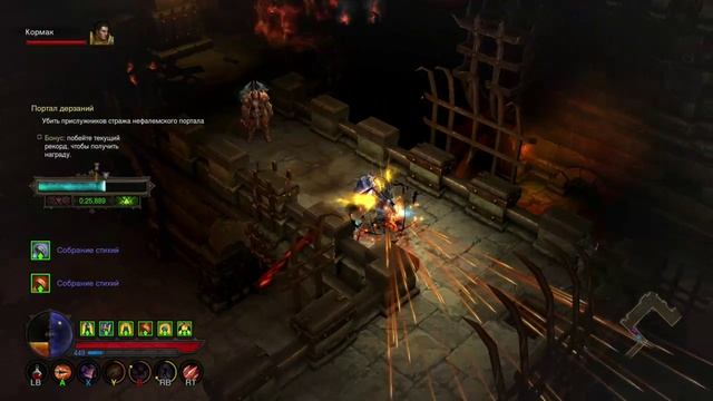 Diablo 3 UEE, демонхантерша и Повелитель крестоносцев в ПД смотреть онлайн