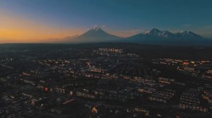 Камчатка Петропавловск Камчатский с высоты птичьего полёта 2021 mavic air2