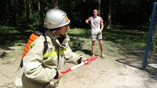 Пожарная эстафета на Азбуке безопасности смотреть онлайн