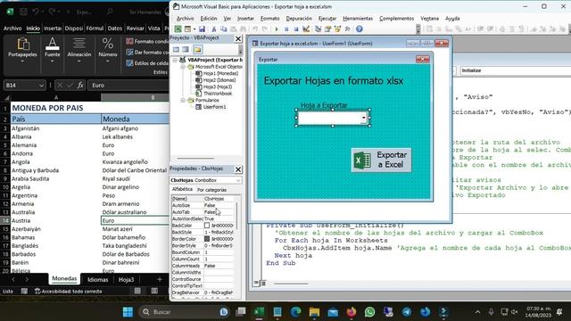 4️⃣3️⃣➖✅EXPORTAR HOJA SELECCIONADA A EXCEL ▶ EXCEL VBA(VISUAL BASIC PARA APLICACIONES)? смотреть онлайн