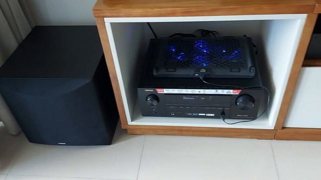 Home theater tour, 4k Dolby atmos 5.1.2, Yamaha JBL speakers, receiver Denon, subwoofer Yamaha смотреть онлайн
