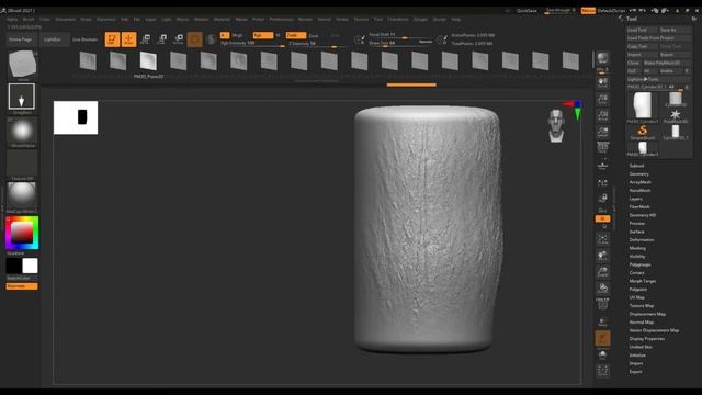 Wood & Bark Brushes for ZBrush. Sculpt wood, tree ZBrush смотреть онлайн