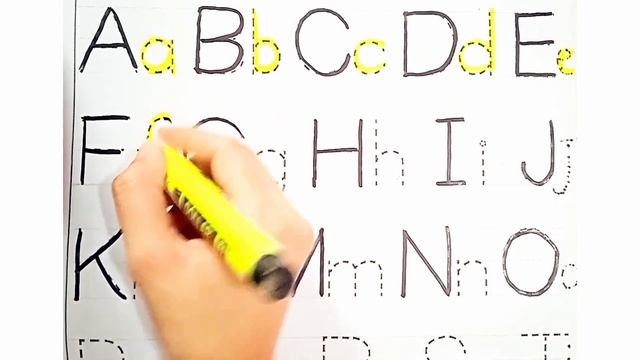 Learn And Tracing Capital And Small Latters Aa To Zz For Toddlers | Kids Learning World |