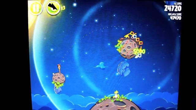 Angry Birds Space Level 1-13 3-Star Walkthrough iPhone/iPod/iPad 44920 смотреть онлайн