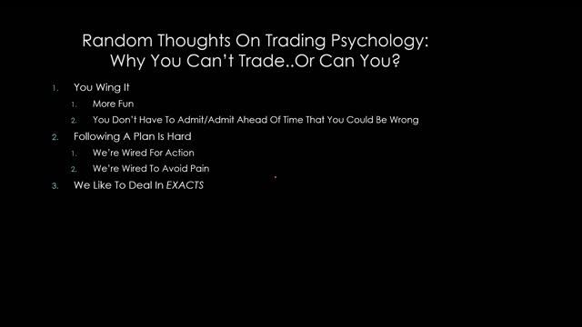 06/01/17 Dave Landry's The Week In Charts-Trading The TKO, Why Trading Is So Hard-Or, Is It?