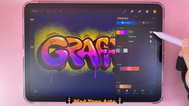 How To Import And Export Color Palettes In Procreate - Tutorial For Beginners смотреть онлайн