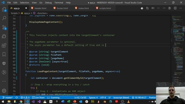 WEBD6201 - W2020 - Lesson 8 - Part 2 - more Ajax смотреть онлайн