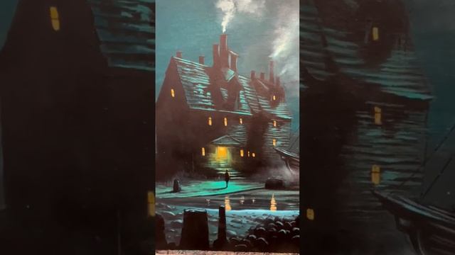 The Shadow over Innsmouth, Acrylic Painting #shorts #hplovecraft смотреть онлайн
