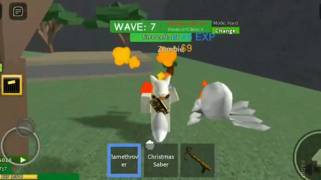 Rocket Launcher VS Flamethrower - Roblox Zombie Attack смотреть онлайн