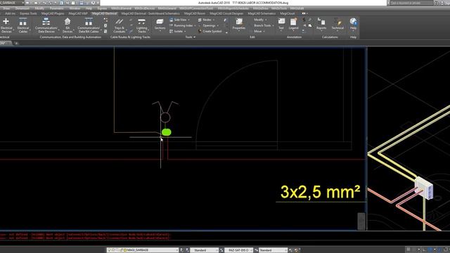 MagiCAD for AutoCAD - Electrical Circuit Edit смотреть онлайн