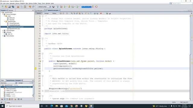 Java Swing - Create Loading Splash Screen смотреть онлайн