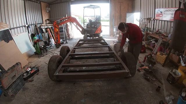 Homemade Dump Trailer BUILD /Tipper Trailer