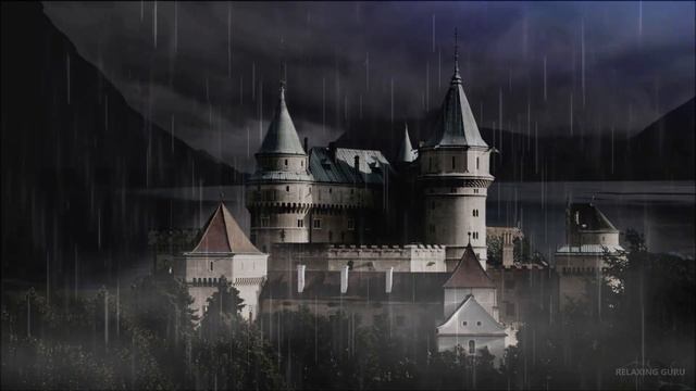 Epic Castle Thunderstorm Sounds with Wolves, Rain, Thunder and Lightning Sound Effects for Sleeping смотреть онлайн