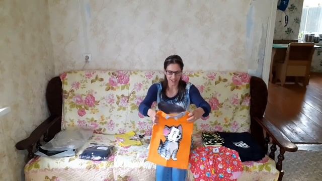 Обзор посылки " Любимый Василёк " / Примерка вещей / смотреть онлайн