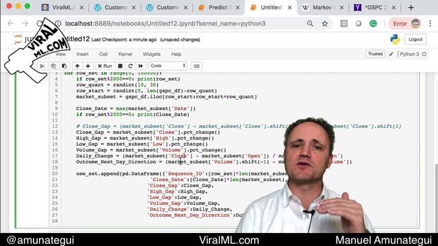 Stock Market Predictions with Markov Chains and Python смотреть онлайн