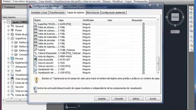 Configuración general de plantilla en AutoCAD CIVIL 3D смотреть онлайн