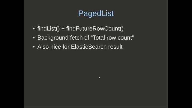 Ebean ORM findRowCount and PagedList смотреть онлайн