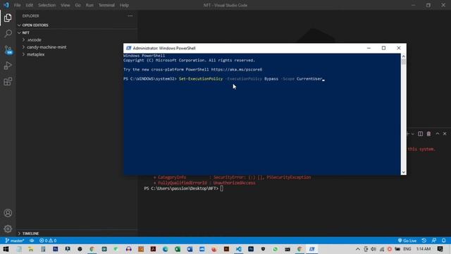 [WORKING] ps1 cannot be loaded because running scrip is disabled on the system Problem Solution смотреть онлайн