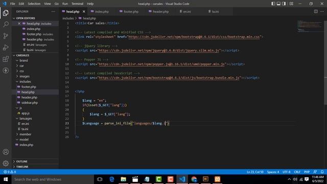 Car Sales Management in Php Mysql Part 2 Tamil смотреть онлайн