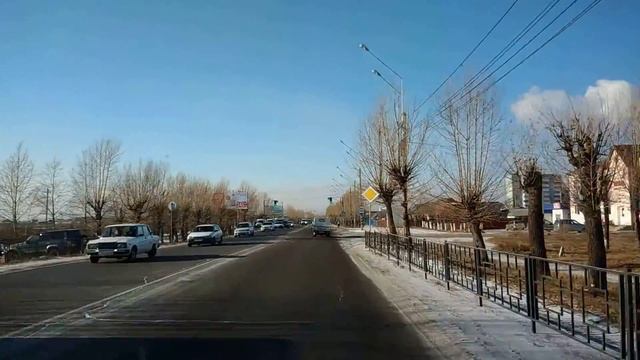 . Чита-Рынок-Пожарка-Зенитка-Аэропорт. Поездка на автомобиле по городу смотреть онлайн