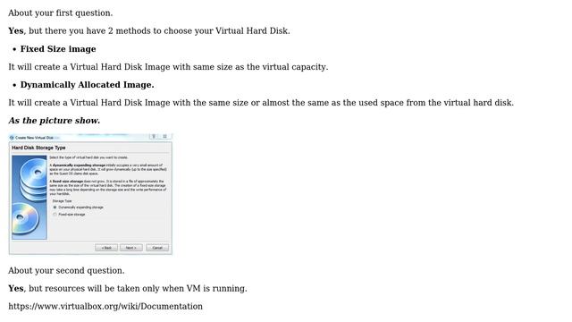 Does a VM created in Oracle VM VirtualBox take away memory and disk space from the host computer? смотреть онлайн