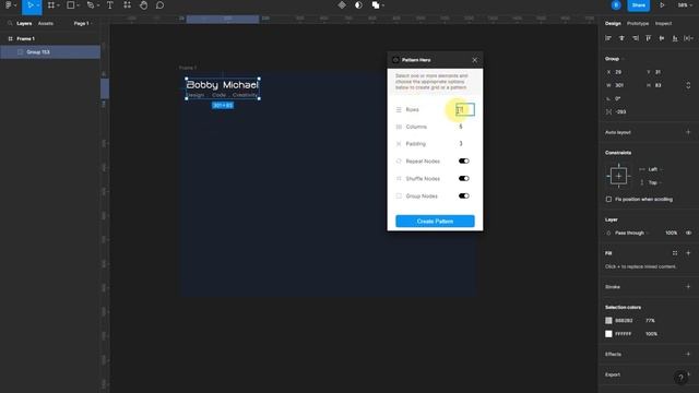 Smartest way to create Geometric patterns in FIGMA (UI Design) смотреть онлайн