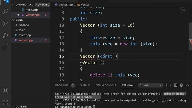 5. Copy Constructors C++ смотреть онлайн