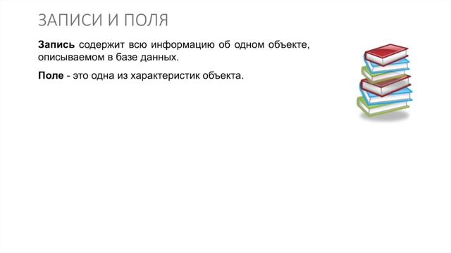 Информатика 9 класс. База данных как модель предметной области (УМК БОСОВА Л.Л., БОСОВА А.Ю.) смотреть онлайн