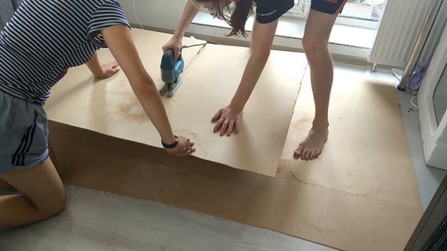 Ремонт кухни своими руками / затопило лдсп, ликвидируем последствия / кромкование лдсп смотреть онлайн