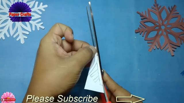How to make easy a snowflake out of paper step by step Paper cutting designs for decoration смотреть онлайн