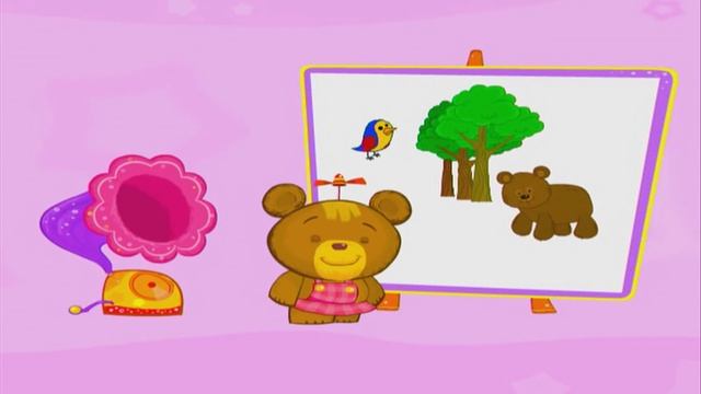 Learning Animal Sounds & Name For Kids | Wild Animals With Bonnie Bear & The Magic Brush | ABC Fun смотреть онлайн