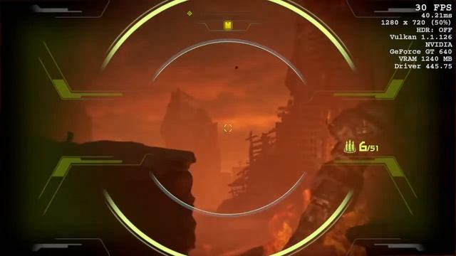Test GeForce 640 GT Doom Eternal Vulkan HD GXV смотреть онлайн