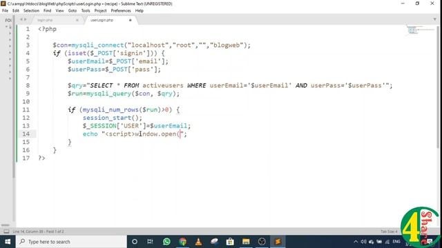 32 - User Login SESSION in PHP | Dynamic website development PHP & SQL tutorials 2020 смотреть онлайн