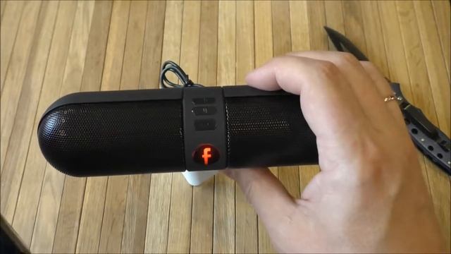 Посылка с Aliexpress.Портативная Bluetooth колонка. смотреть онлайн