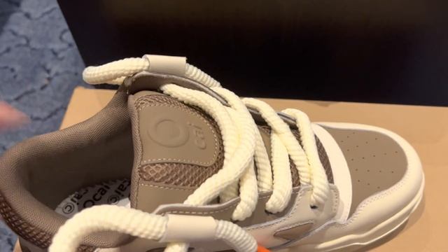 Ocai retro sneakers бежево-коричневые с Poizon обзор смотреть онлайн