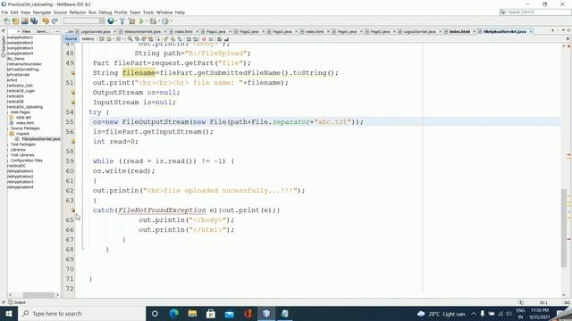 Upload file using servlet || Upload File Using servlet with NetBeans IDE-Part1 смотреть онлайн