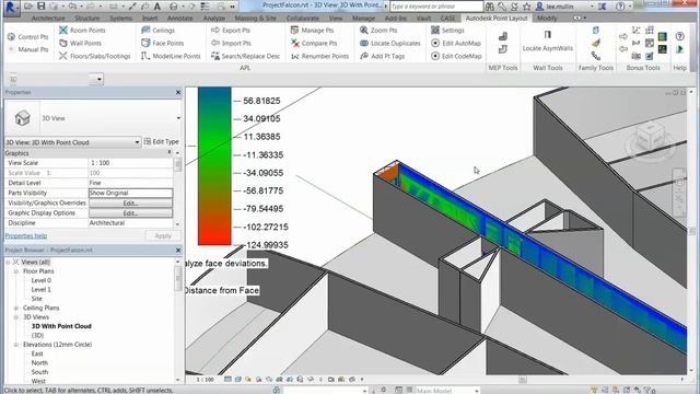 Point Cloud Analysis in Autodesk Revit using the Point Layout add in смотреть онлайн