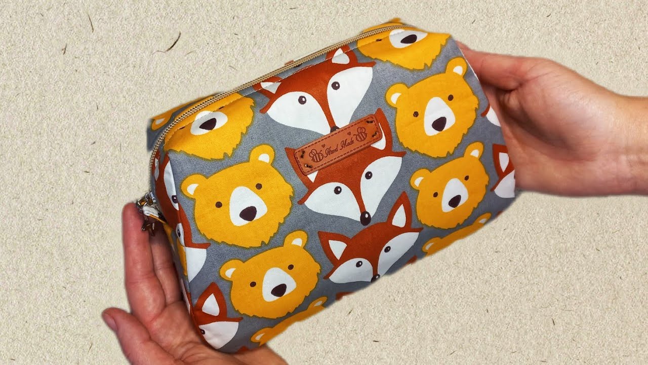 ШЬЮ КОСМЕТИЧКУ/ПОДРОБНЫЙ МАСТЕР-КЛАСС #ручнаяработа #шьюсама