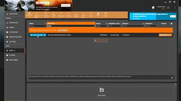 How to Install Nemesis | Skyrim SE AE LE (Vortex)