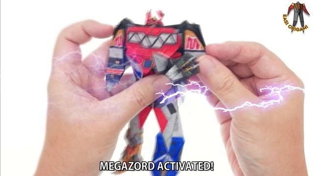 Paper craft / Origami Dino Megazord смотреть онлайн