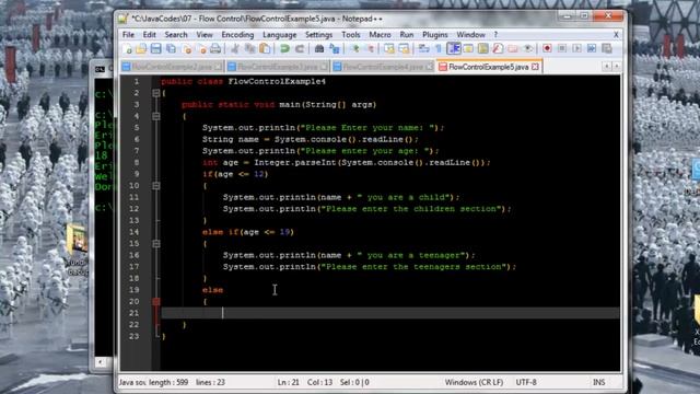 Else if in Java смотреть онлайн