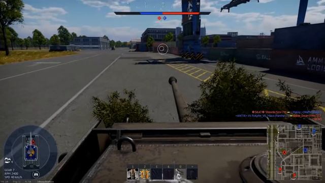 Ersatz M10, War thunder, simulator battle, Cargo port map смотреть онлайн