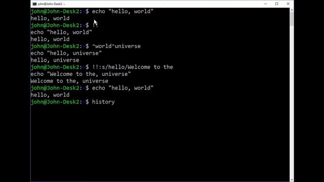 How to Use and Edit Your Bash Command History смотреть онлайн